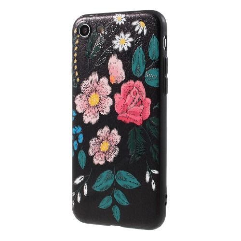 Bloom gélový obal na iPhone 8 a iPhone 7 - kvety