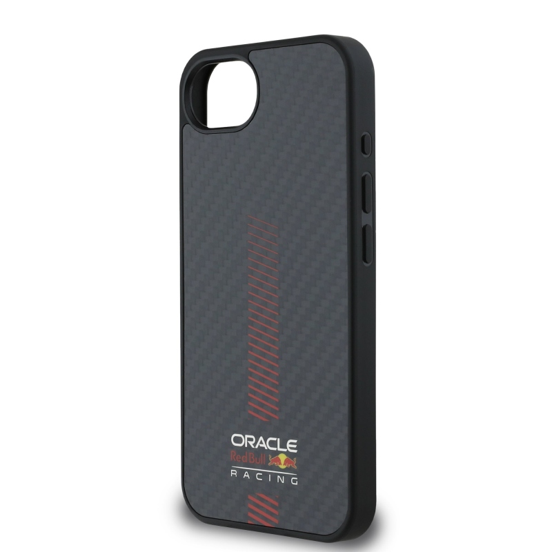 Red Bull Carbon Powerbar MagSafe Zadný Kryt pre iPhone 16e Black