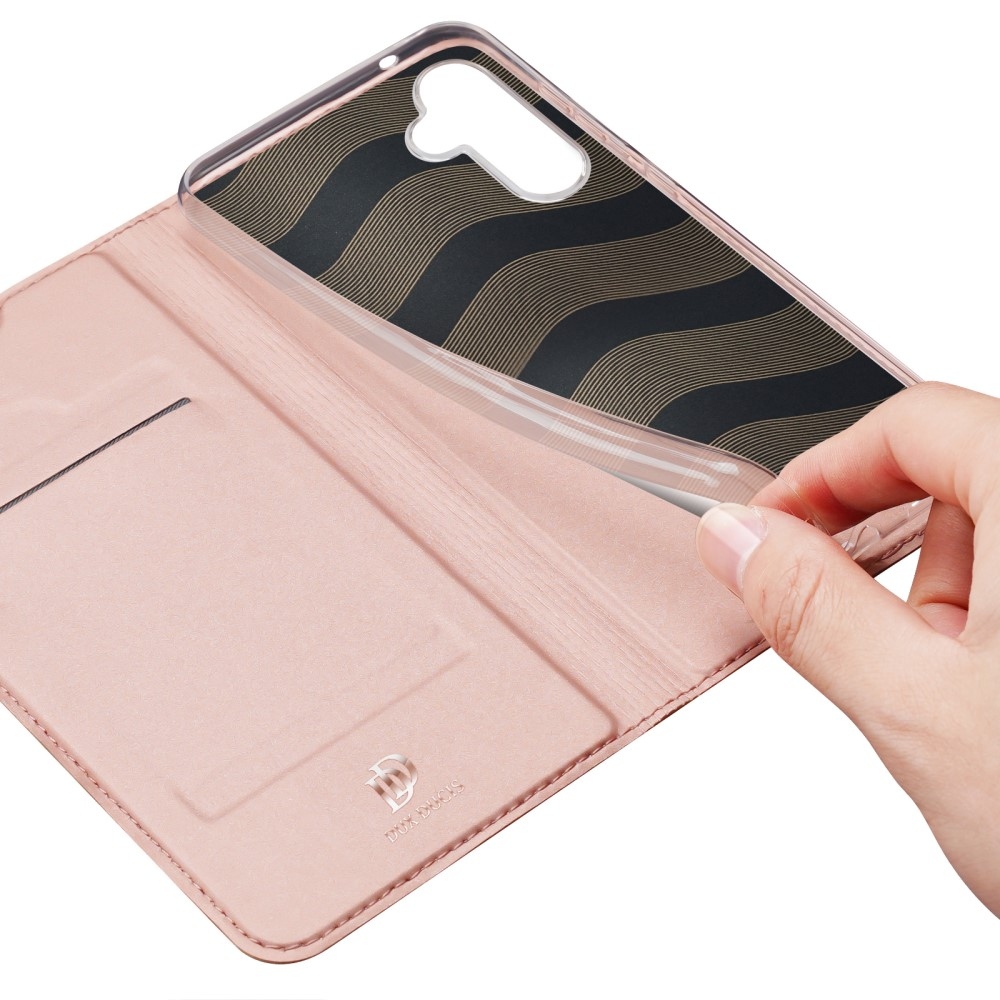 DUX knižkové púzdro na Samsung Galaxy S24 - ružové