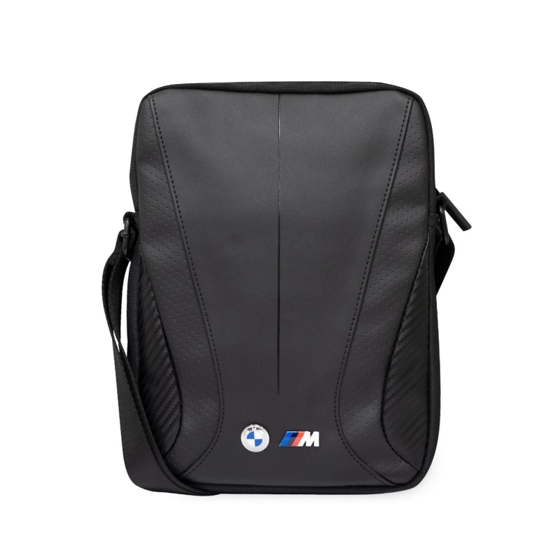 BMW Carbon Leather Tablet Bag 10'' Black