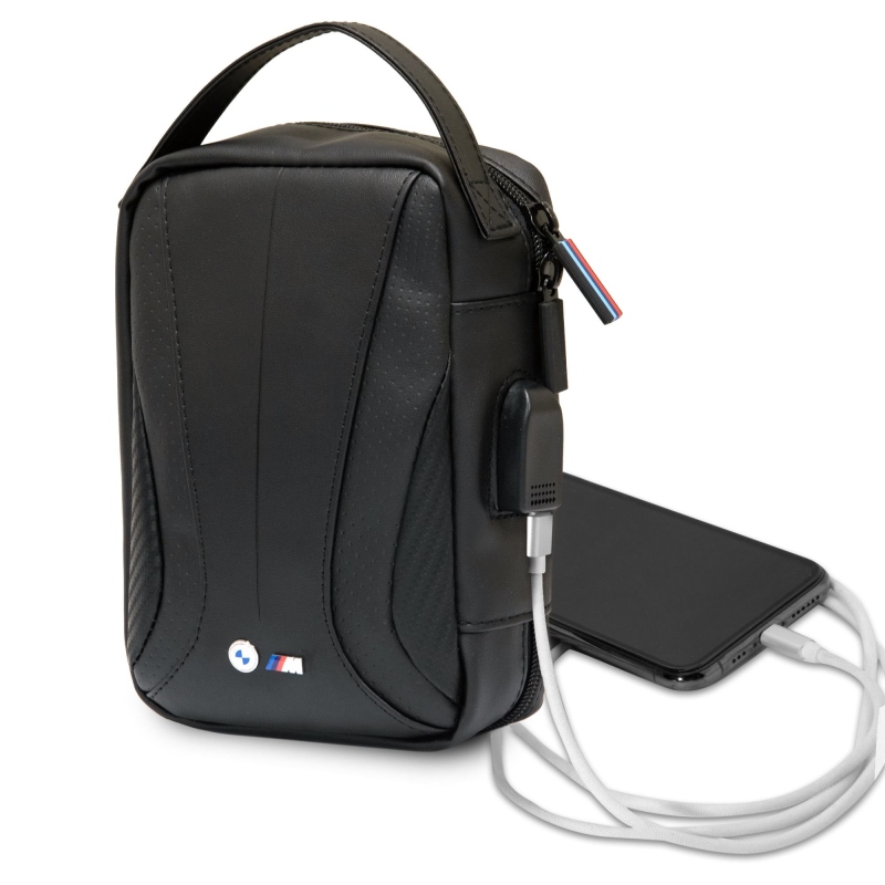 BMW Carbon Travel Universal Bag Black