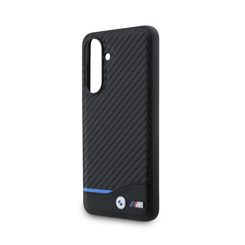 Zadný kryt BMW M PU Carbon pre Samsung Galaxy A56 Black