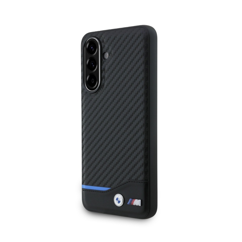 Zadný kryt BMW M PU Carbon pre Samsung Galaxy A56 Black