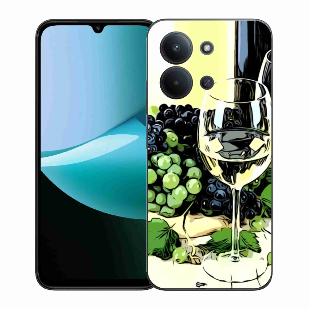 Gélový kryt mmCase na Xiaomi Redmi 15C 4G (171mm) / Poco C85 4G (171mm) - pohár vína