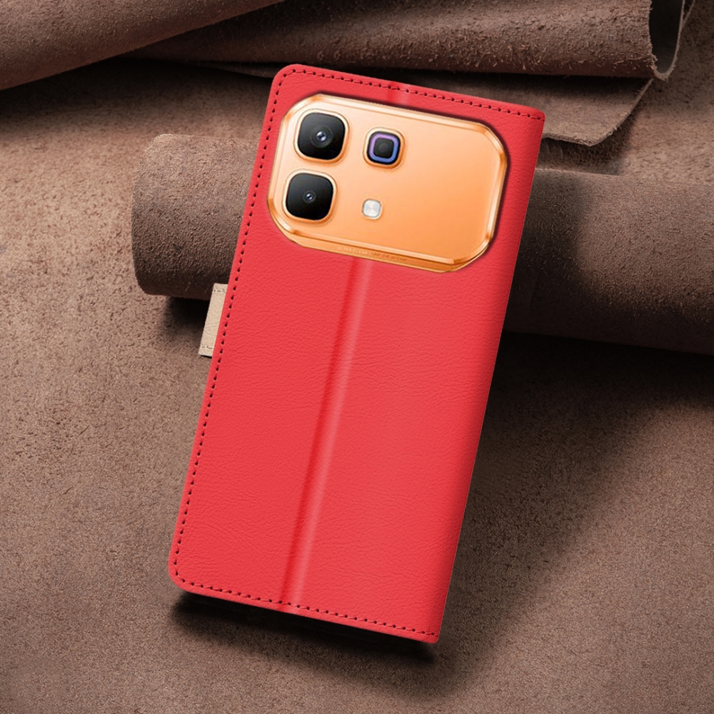BNF DUO knižkové púzdro na Infinix Note 60 5G/Note 60 Pre 5G - červené