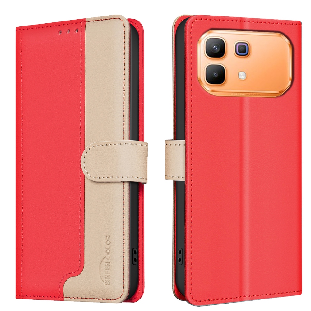 BNF DUO knižkové púzdro na Infinix Note 60 5G/Note 60 Pre 5G - červené