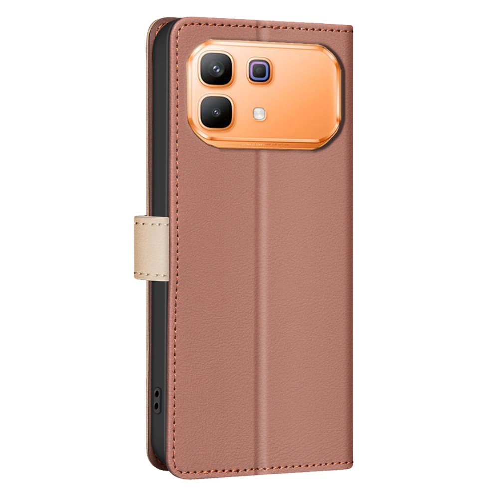 BNF DUO knižkové púzdro na Infinix Note 60 5G/Note 60 Pro 5G - hnedé