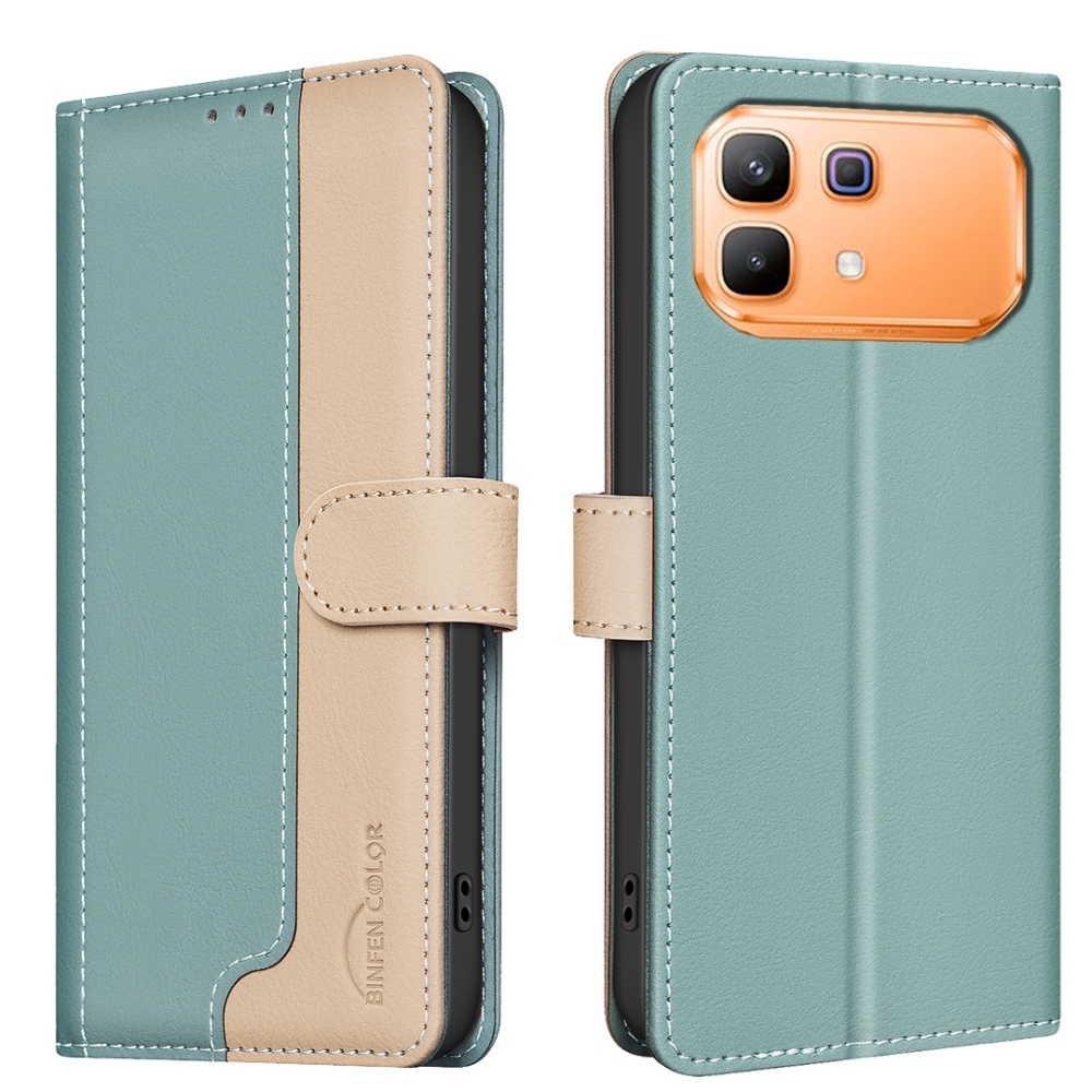 BNF DUO knižkové púzdro na Infinix Note 60 5G/Note 60 Pre 5G - zelené