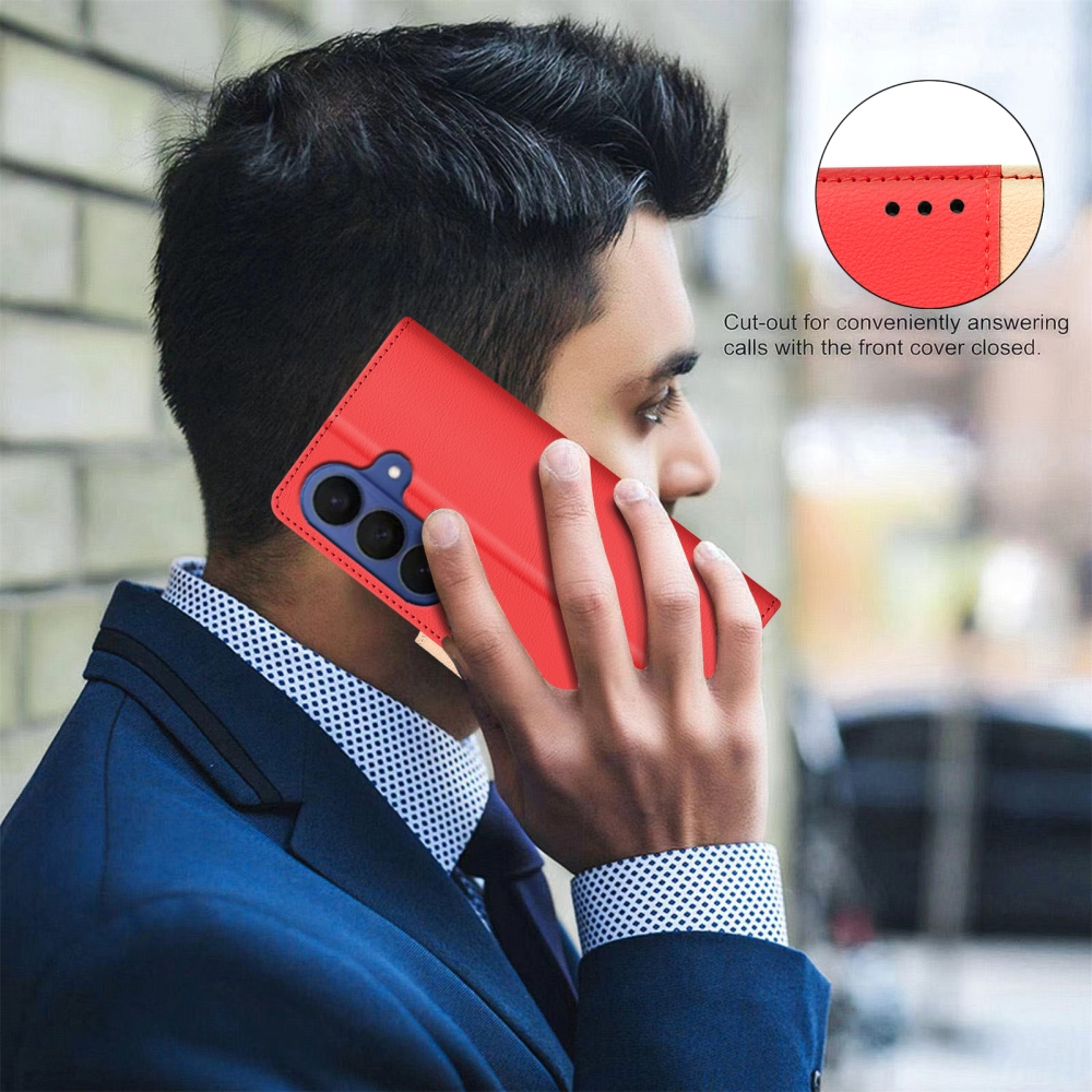 BNF DUO knižkové púzdro na Samsung Galaxy S26 FE - červené