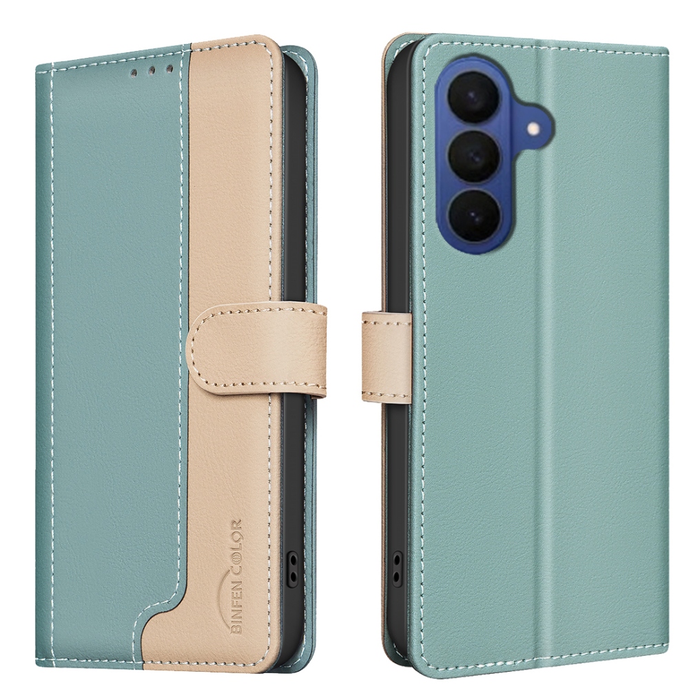 BNF DUO knižkové púzdro na Samsung Galaxy S26 FE - zelené