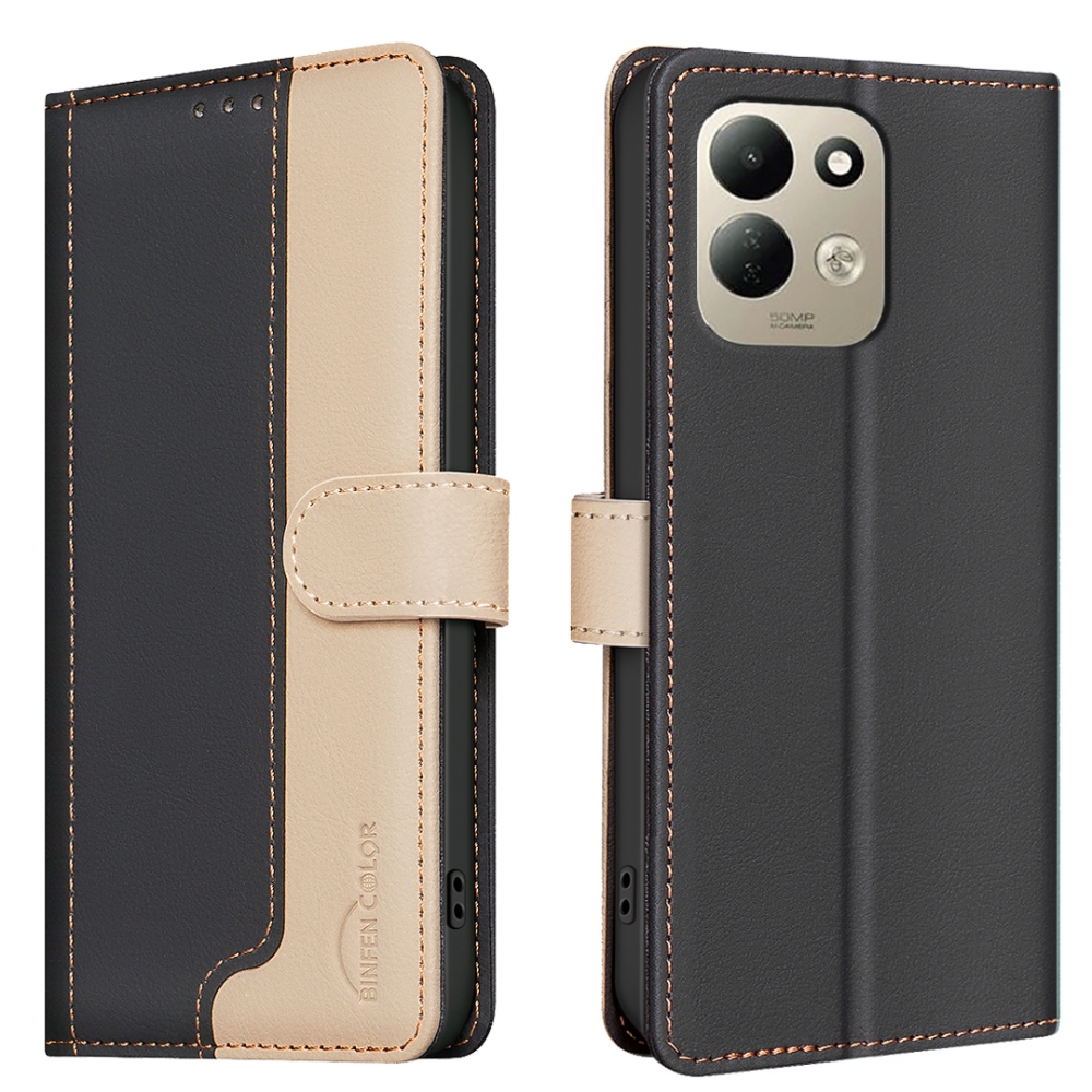 BNF DUO knižkové púzdro na Xiaomi Redmi 17 4G/5G - čierne