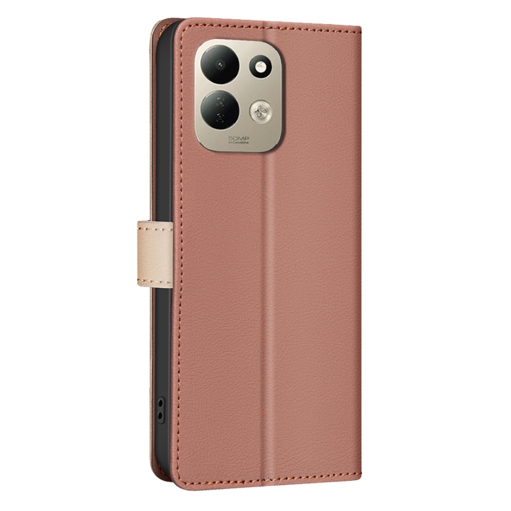 BNF DUO knižkové púzdro na Xiaomi Redmi 17 4G/5G - hnedé