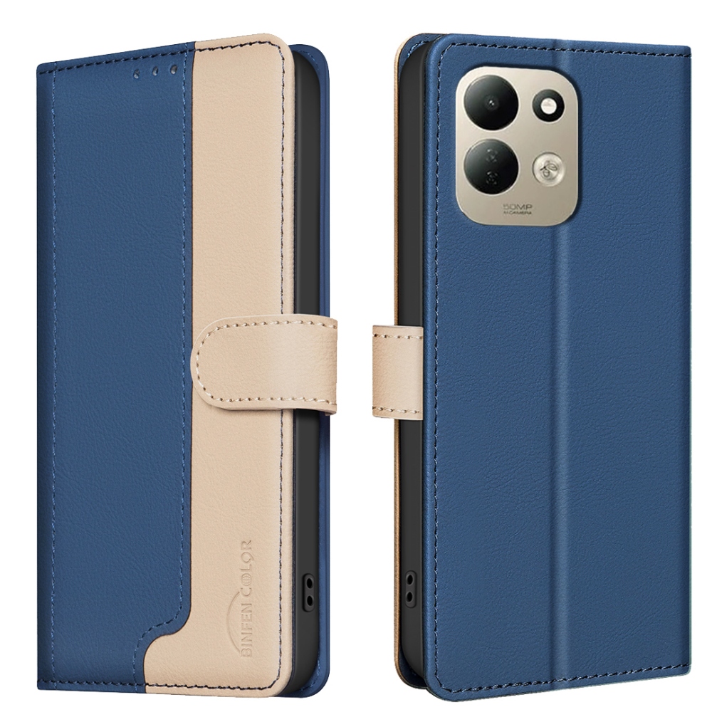 BNF DUO knižkové púzdro na Xiaomi Redmi 17 4G/5G - modré