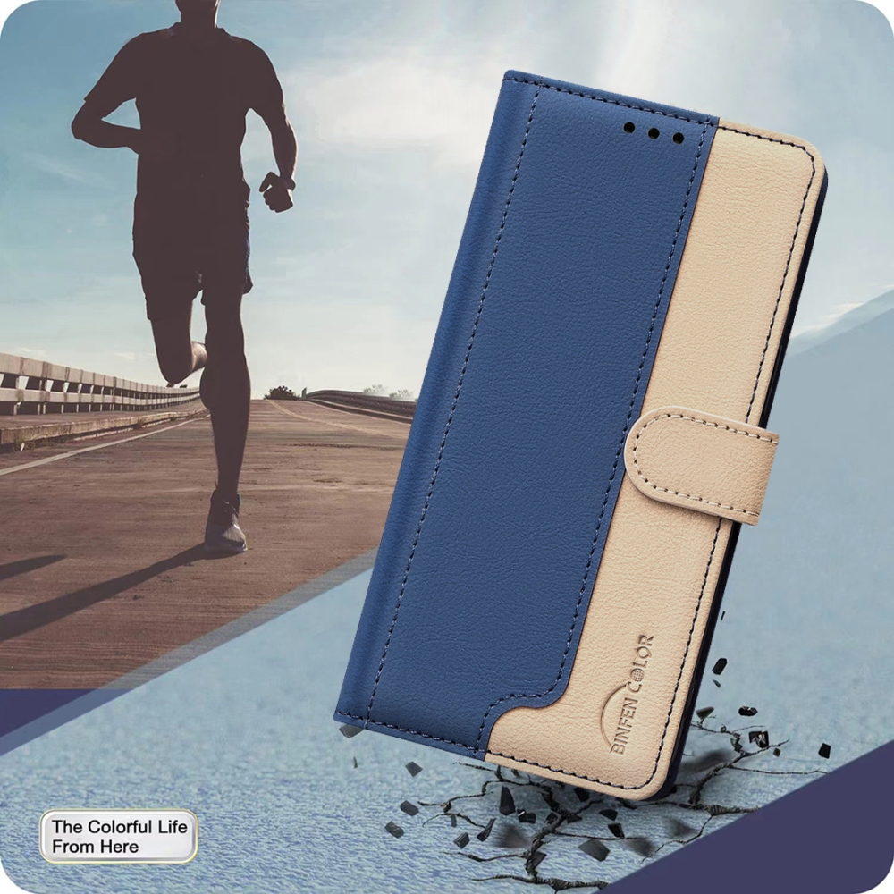 BNF DUO knižkové púzdro na Xiaomi Redmi 17 4G/5G - modré