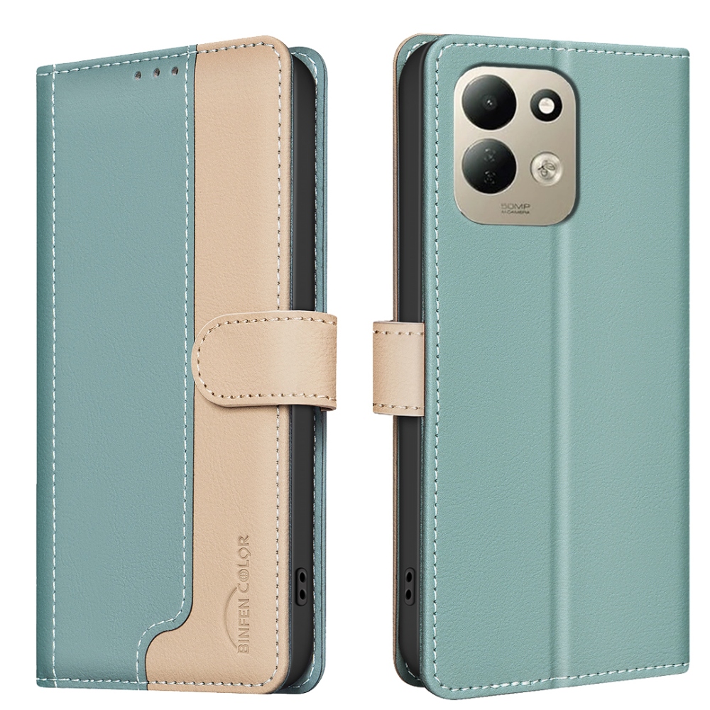 BNF DUO knižkové púzdro na Xiaomi Redmi 17 4G/5G - zelené