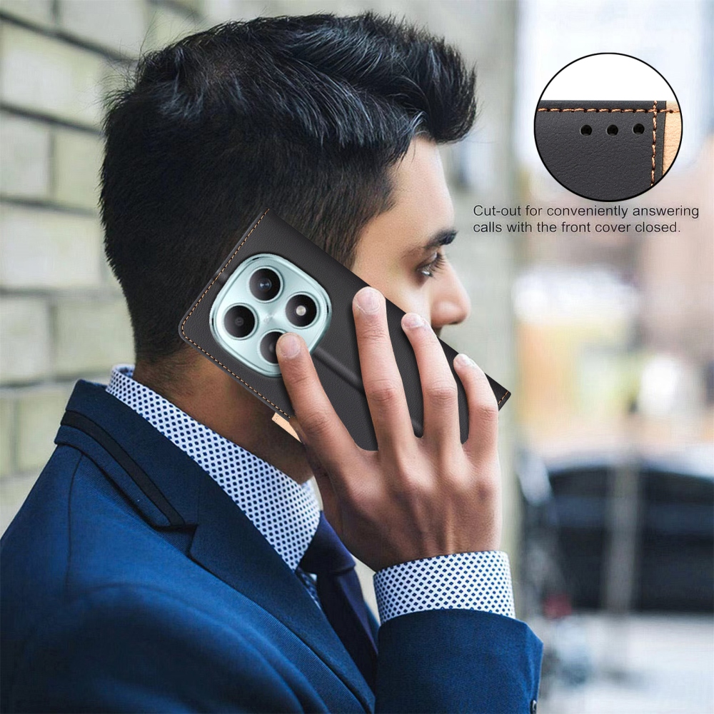 BNF DUO knižkové púzdro na Xiaomi Redmi Note 15 Pro 4G - čierne