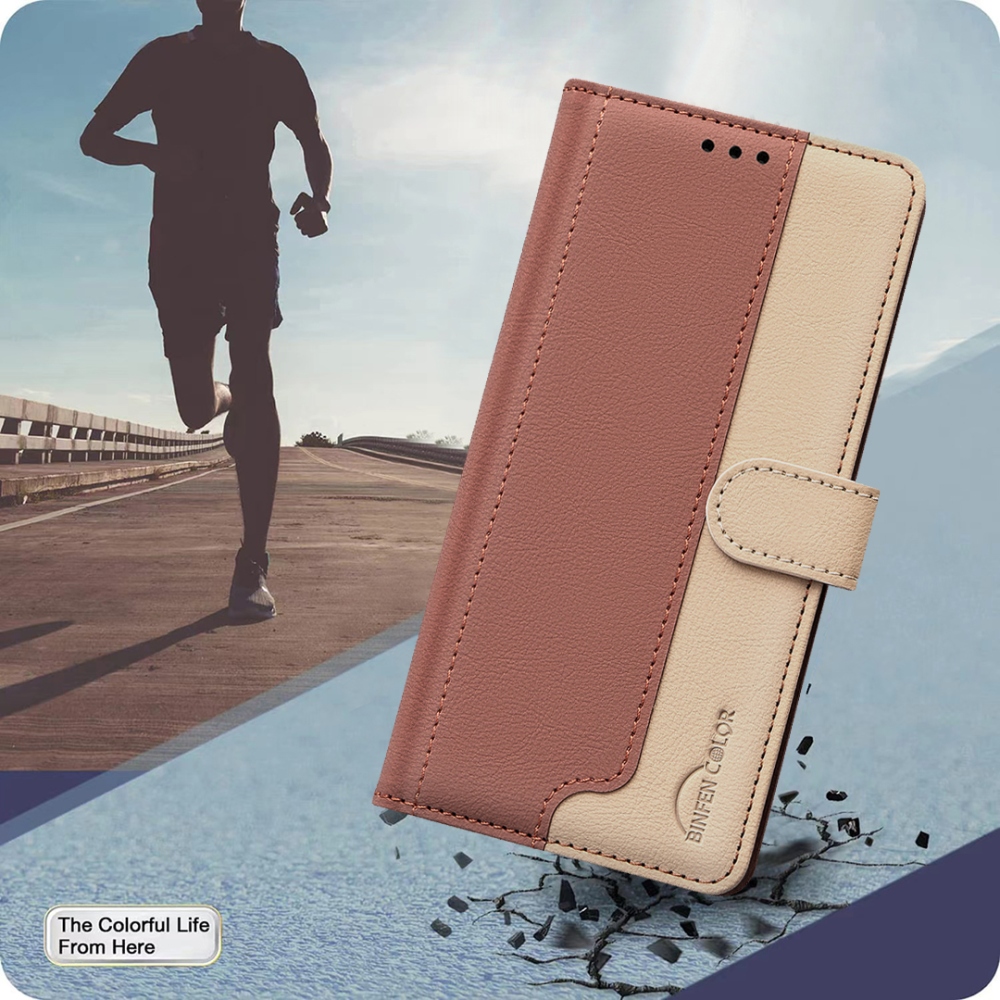 BNF DUO knižkové púzdro na Xiaomi Redmi Note 15 Pro 4G - hnedé