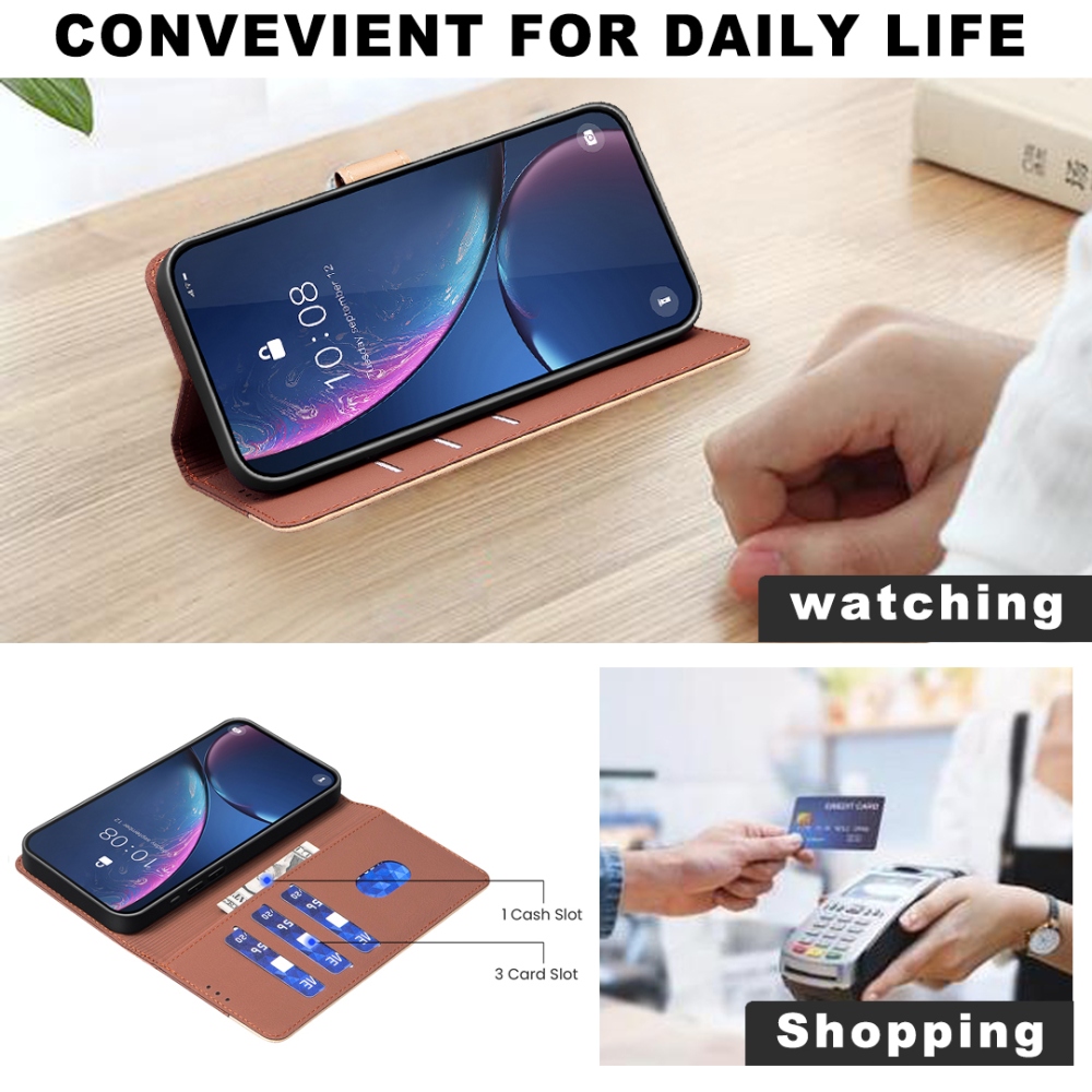 BNF DUO knižkové puzdro na Xiaomi Redmi Note 15 Pro+ 5G - hnedé