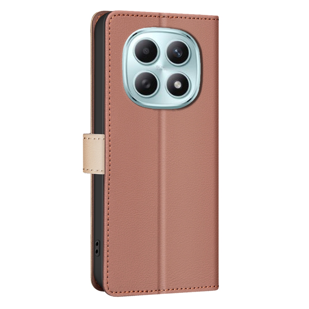 BNF DUO knižkové púzdro na Xiaomi Redmi Note 15 Pro 5G - hnedé