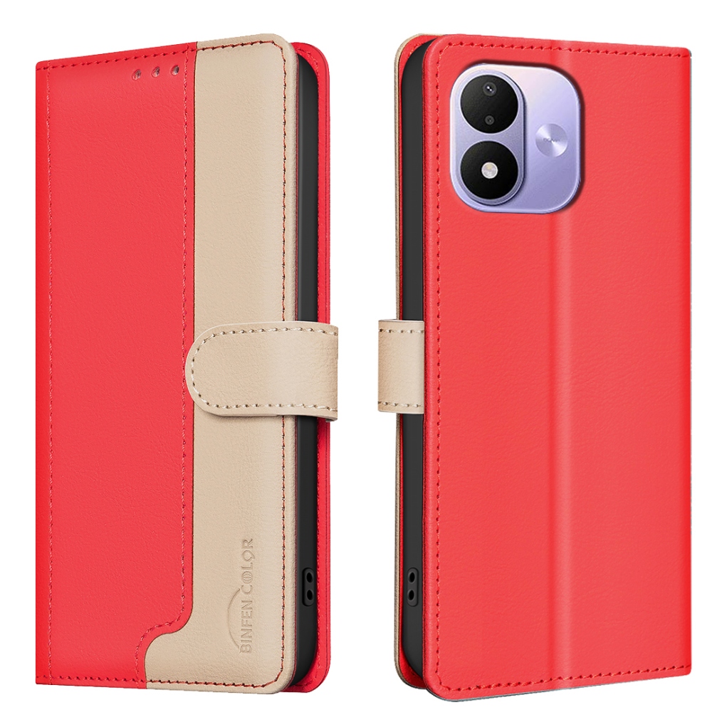 BNF DUO knižkové puzdro na Xiaomi Redmi Note 17 4G/5G - červené