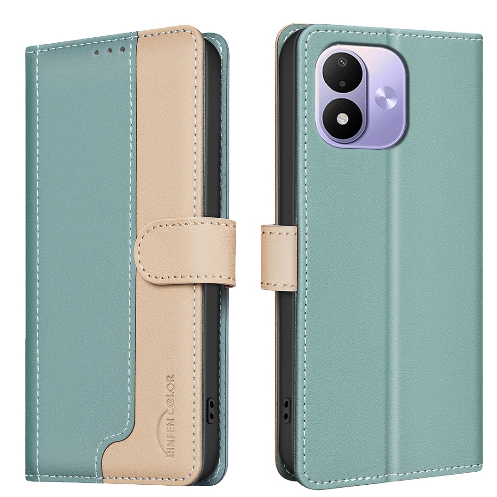 BNF DUO knižkové púzdro na Xiaomi Redmi Note 17 4G/5G - zelené
