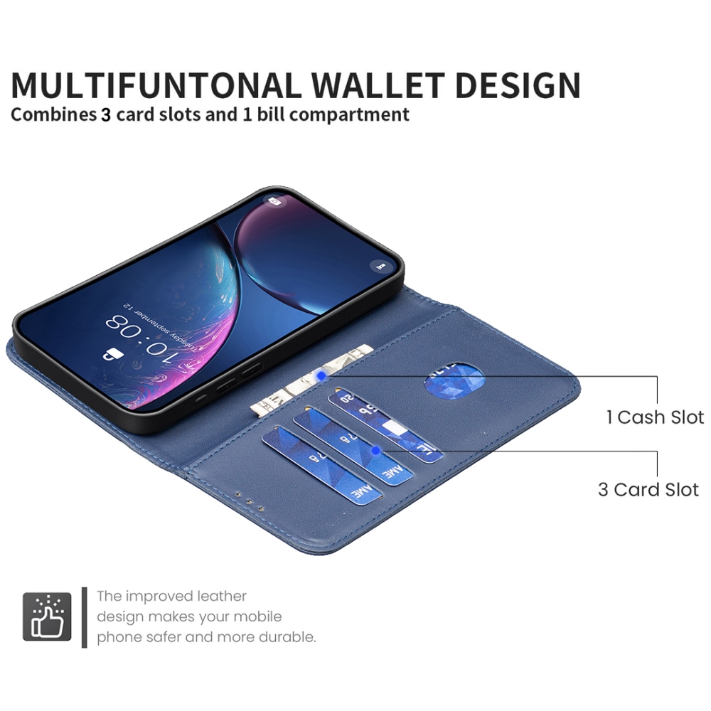 BNF knižkové puzdro na Honor 400 Pro - modré