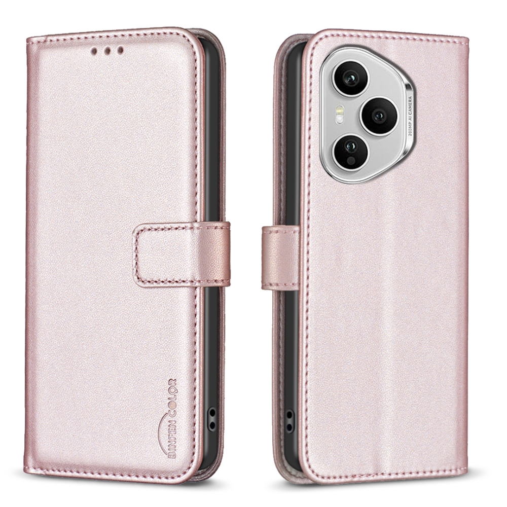 BNF knižkové puzdro na Honor 400 Pro - ružovozlaté