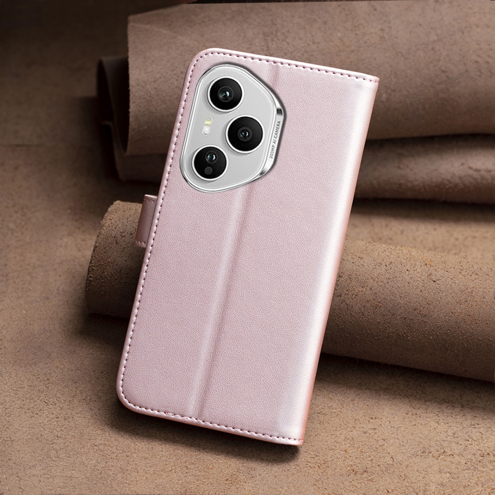 BNF knižkové puzdro na Honor 400 Pro - ružovozlaté