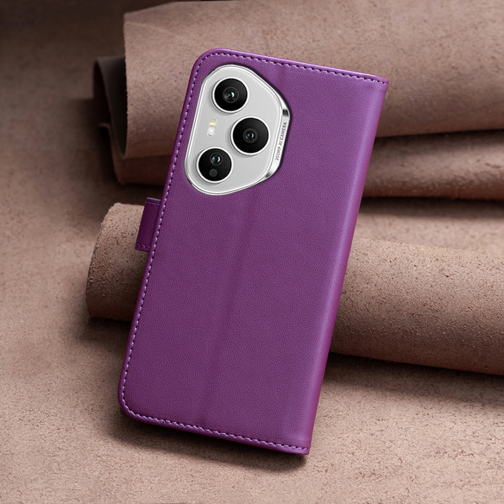 BNF knižkové puzdro na Honor 400 Pro - tmavofialové