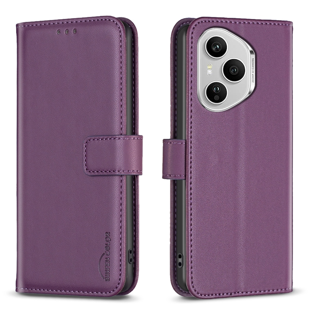 BNF knižkové puzdro na Honor 400 Pro - tmavofialové