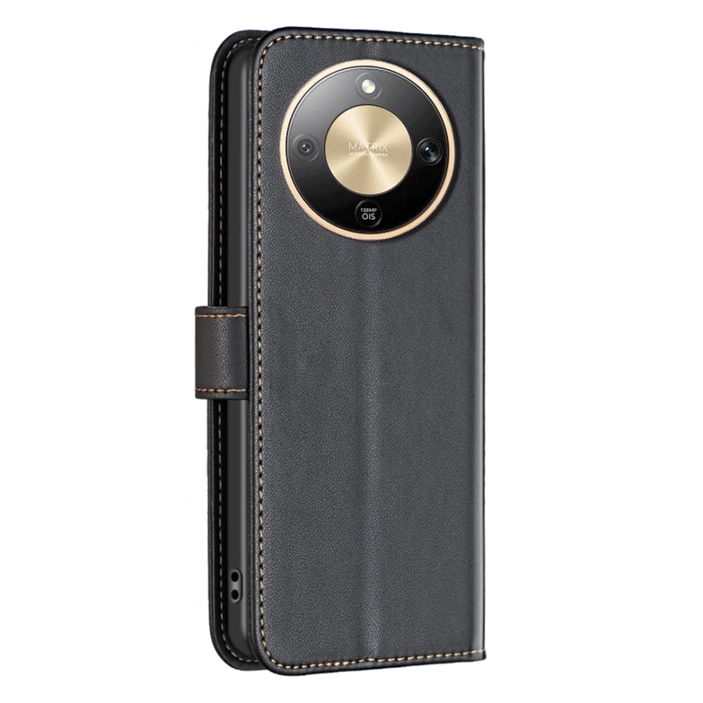 BNF knižkové puzdro na Honor Magic 8 Lite 5G - čierne