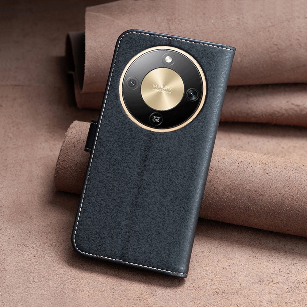 BNF knižkové puzdro na Honor Magic 8 Lite 5G - čierne