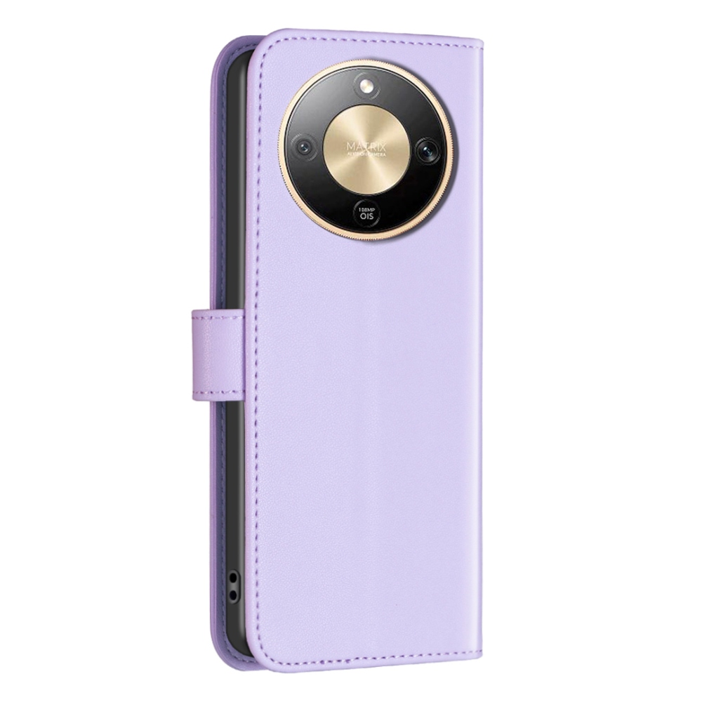 BNF knižkové puzdro na Honor Magic 8 Lite 5G - fialové