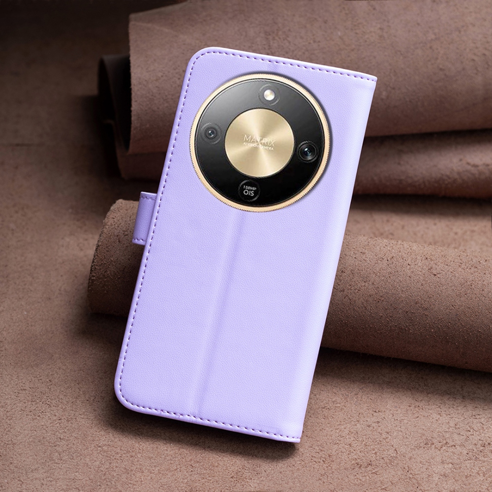 BNF knižkové puzdro na Honor Magic 8 Lite 5G - fialové