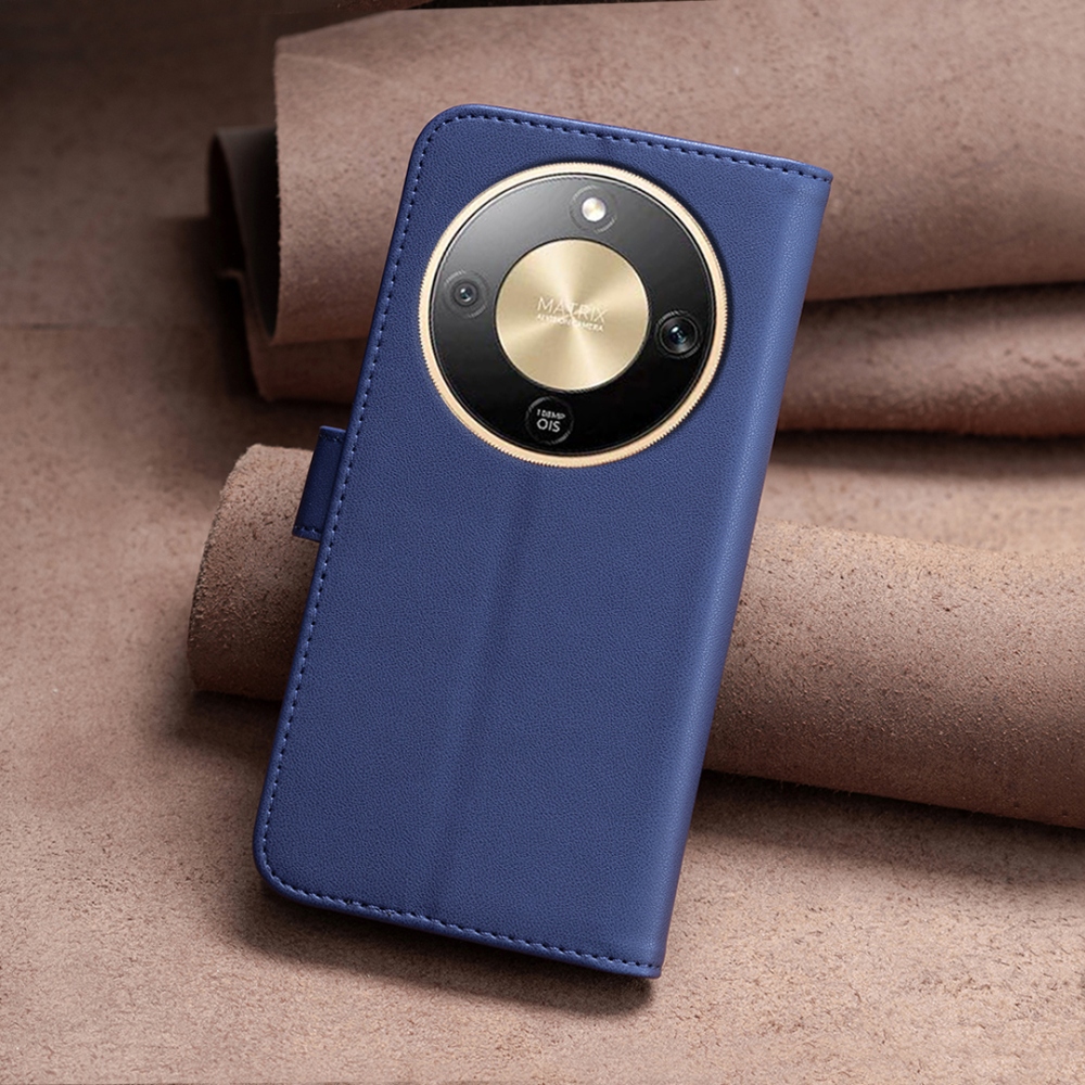 BNF knižkové puzdro na Honor Magic 8 Lite 5G - modré