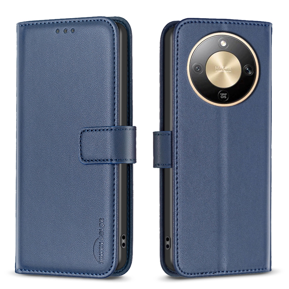 BNF knižkové puzdro na Honor Magic 8 Lite 5G - modré