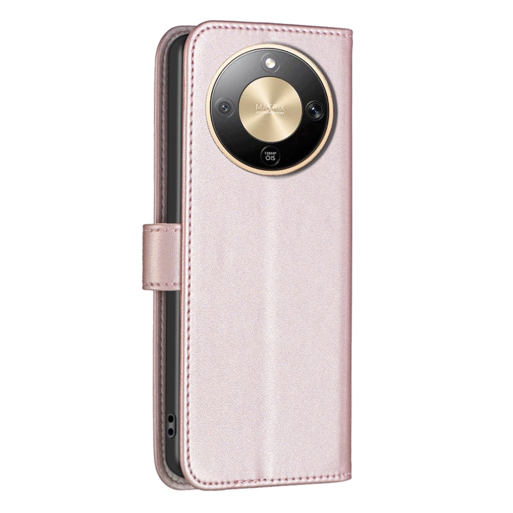 BNF knižkové puzdro na Honor Magic 8 Lite 5G - ružovozlaté