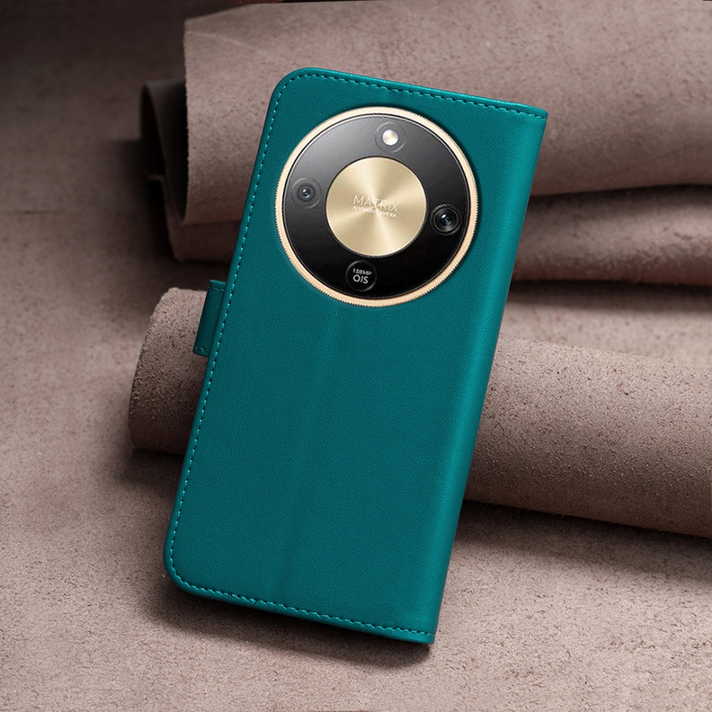 BNF knižkové puzdro na Honor Magic 8 Lite 5G - zelené