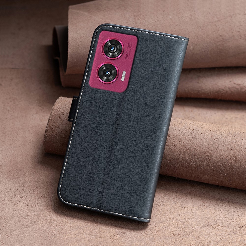 BNF knižkové púzdro na Motorola Edge 50 Fusion 5G - čierne