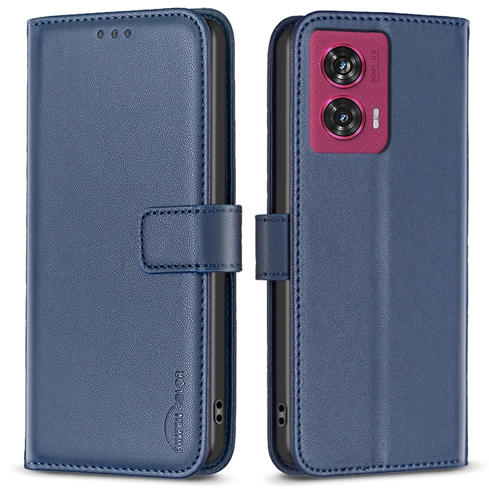 BNF knižkové púzdro na Motorola Edge 50 Fusion 5G - modré