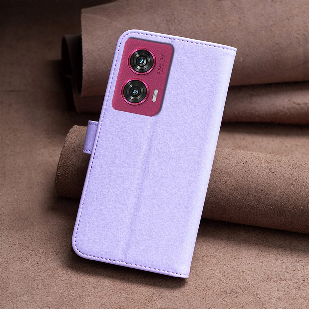 BNF knižkové púzdro na Motorola Edge 50 Fusion 5G - svetlofialové