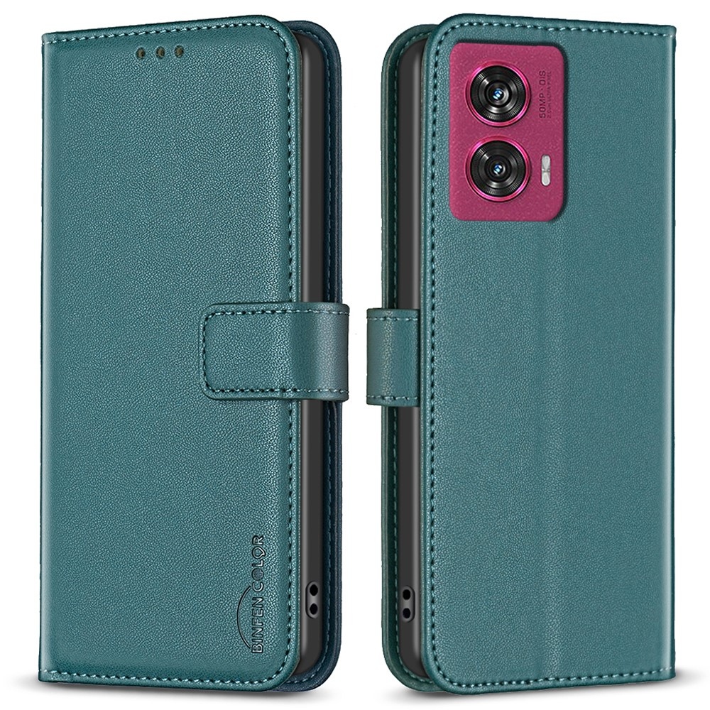 BNF knižkové púzdro na Motorola Edge 50 Fusion 5G - zelené