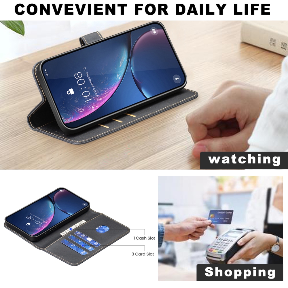 BNF knižkové púzdro na Samsung Galaxy A37 5G - čierne