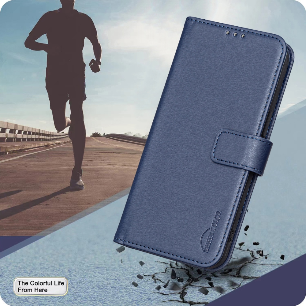 BNF knižkové púzdro na Samsung Galaxy A57 5G - modré