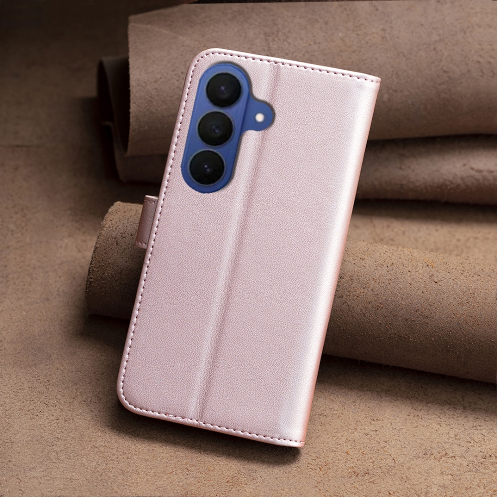 BNF knižkové púzdro na Samsung Galaxy A57 5G - ružovozlaté