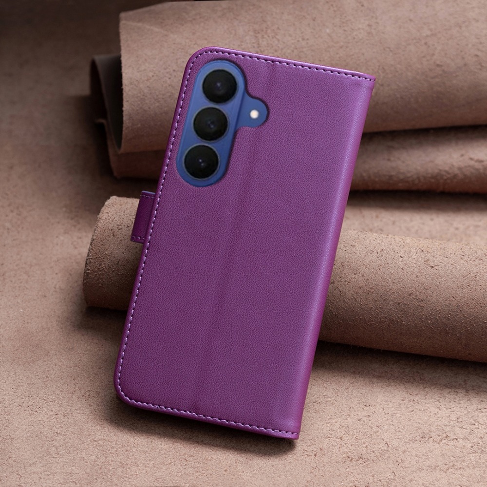 BNF knižkové púzdro na Samsung Galaxy A57 5G - tmavofialové