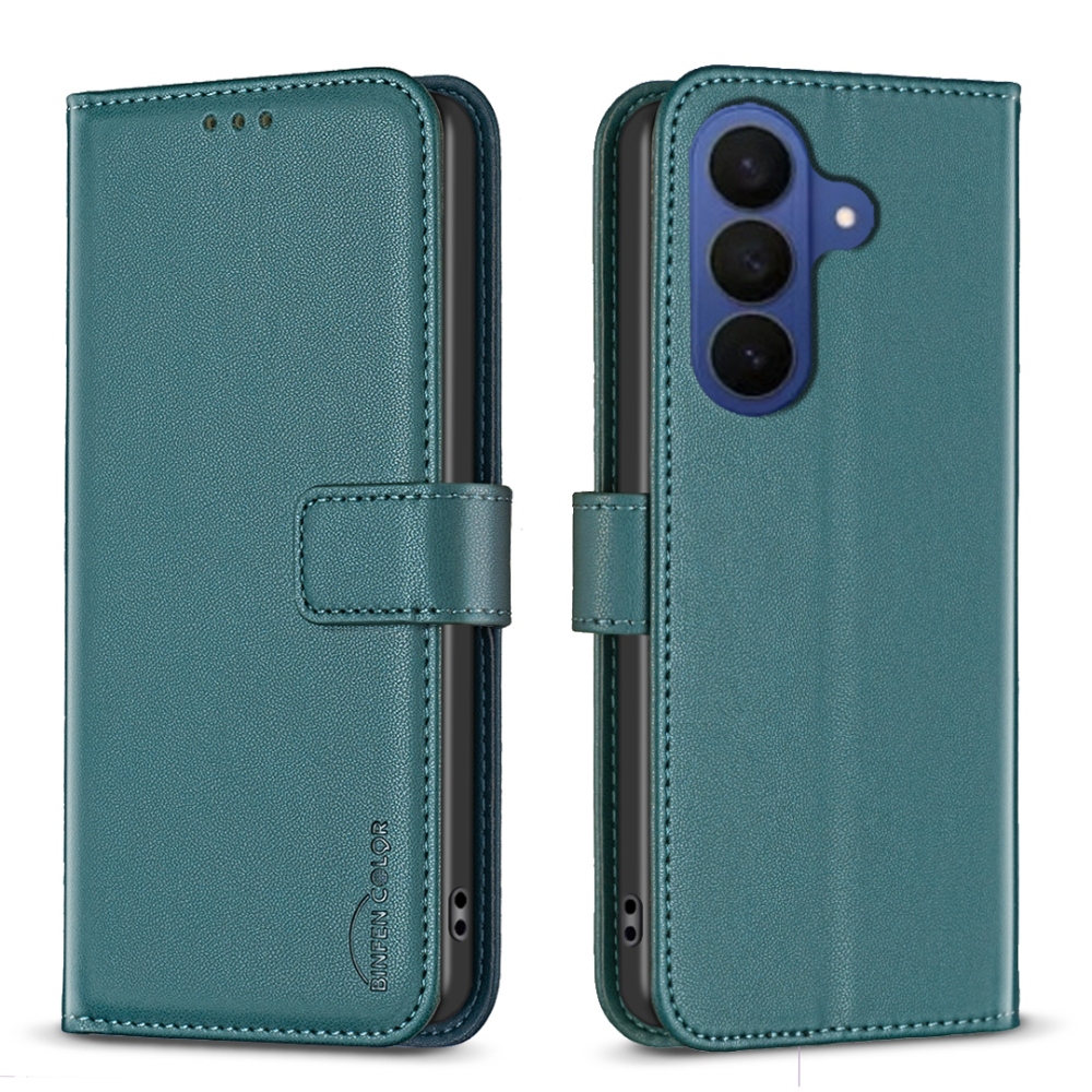 BNF knižkové púzdro na Samsung Galaxy A57 5G - zelené