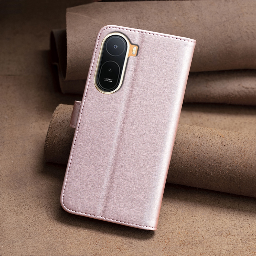 BNF knižkové púzdro na Xiaomi Redmi A7 Pro - ružovozlaté