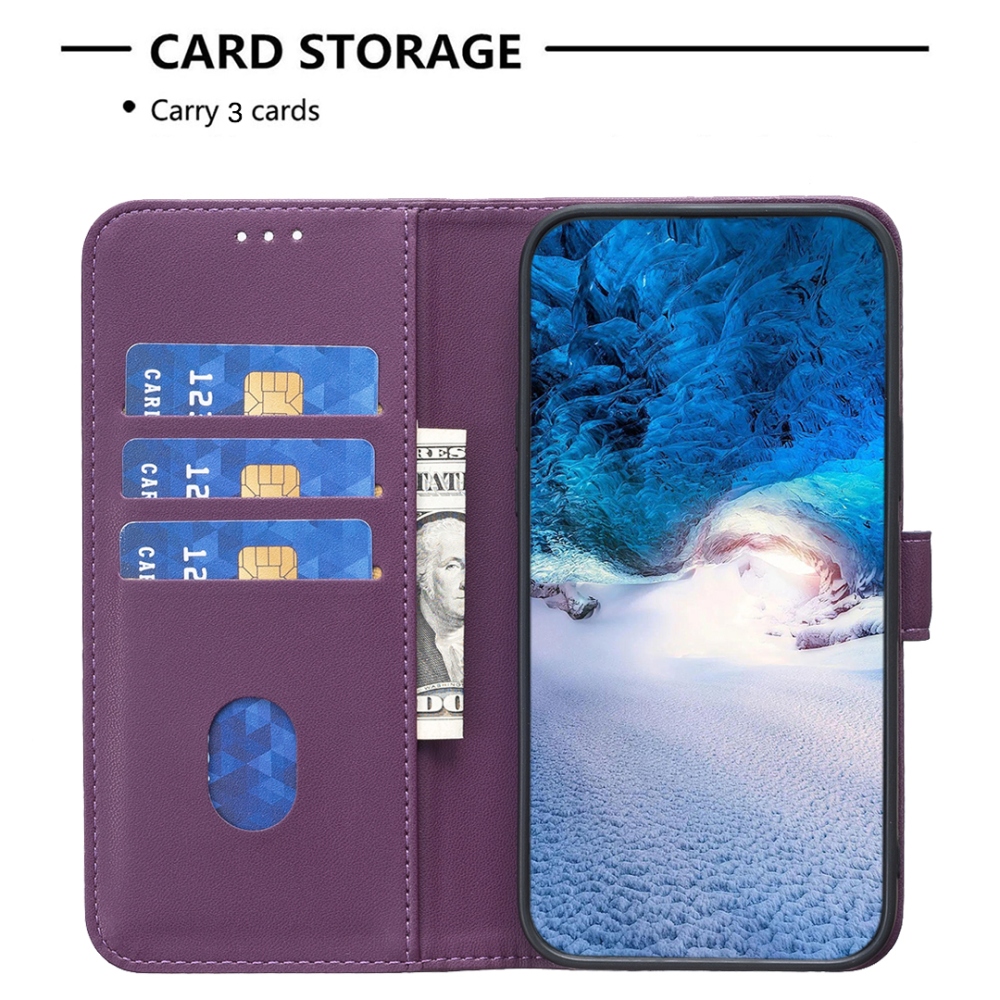 BNF knižkové puzdro na Xiaomi Redmi A7 Pro - tmavofialové