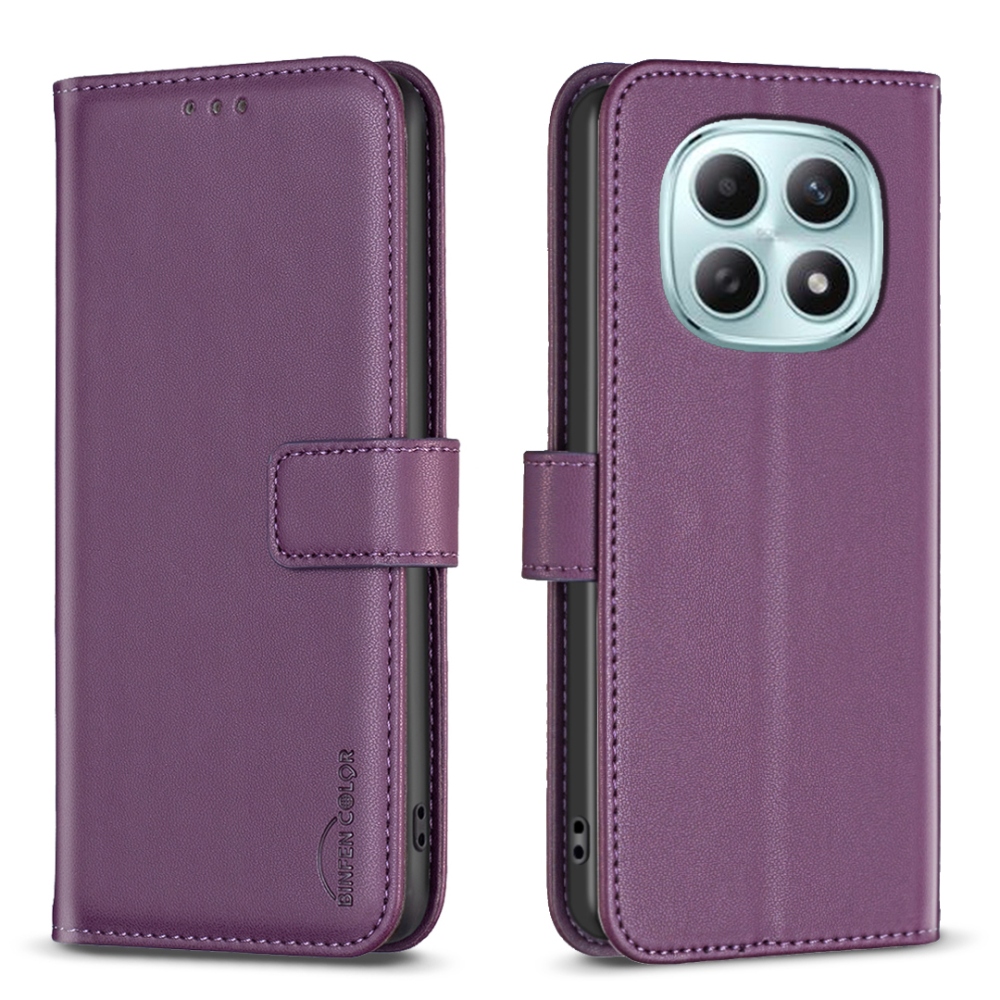 BNF knižkové puzdro na Xiaomi Redmi Note 15 Pro 5G - tmavofialové